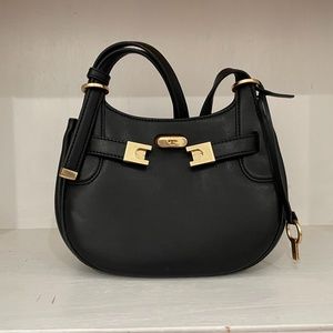 Tory Burch Lee Radziwill Saddle Bag small (black)